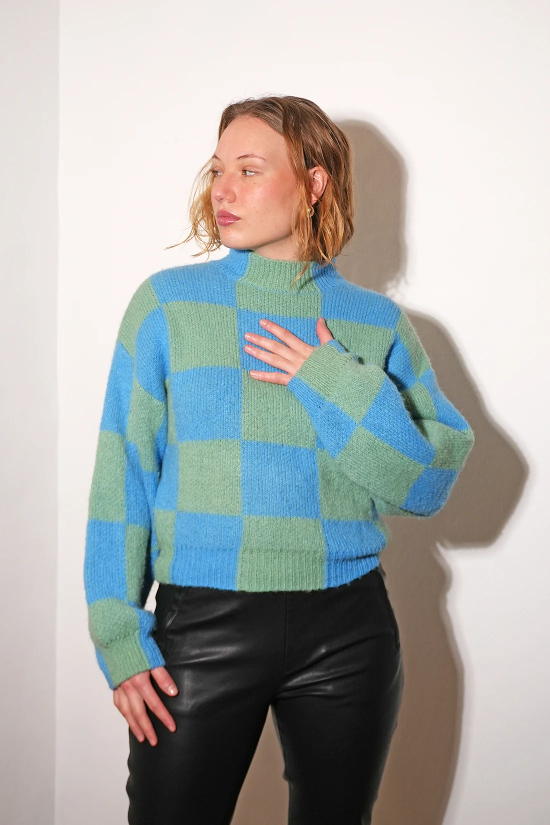 Checkered Jumper Stine Goya Size XXS front main