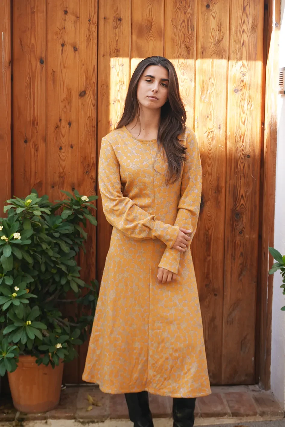 Bright Yellow Dress Stine Goya Size S Front Main
